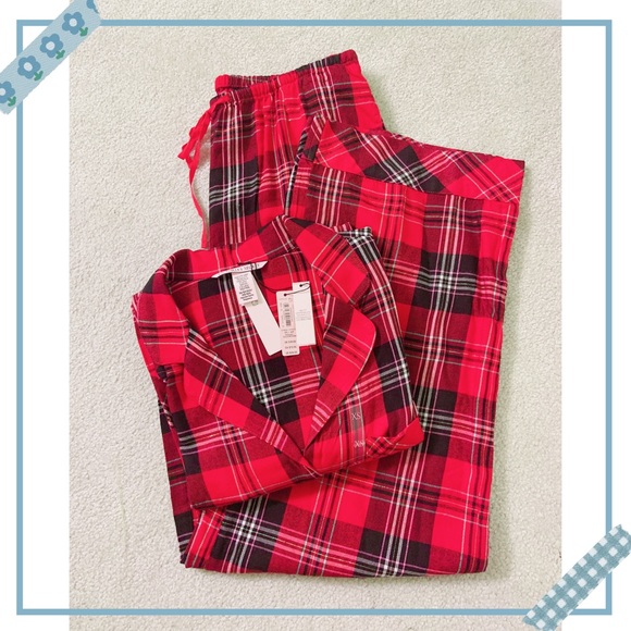 Victoria’s Secret shimmer flannel PJ set - Picture 6 of 16